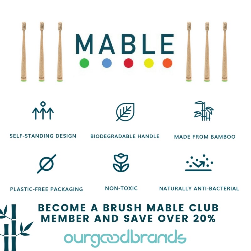 bamboo toothbrush brush mable brand impact infographic