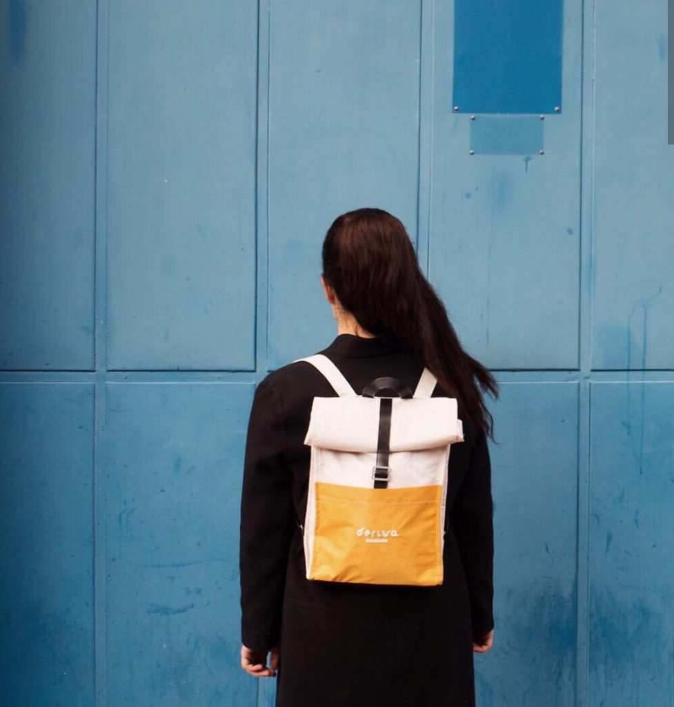 Deriva Sailmakers collection 1701L sail recycled backpacks