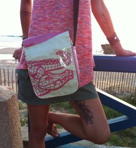 hand-made fair trade bags cambodia community recycle