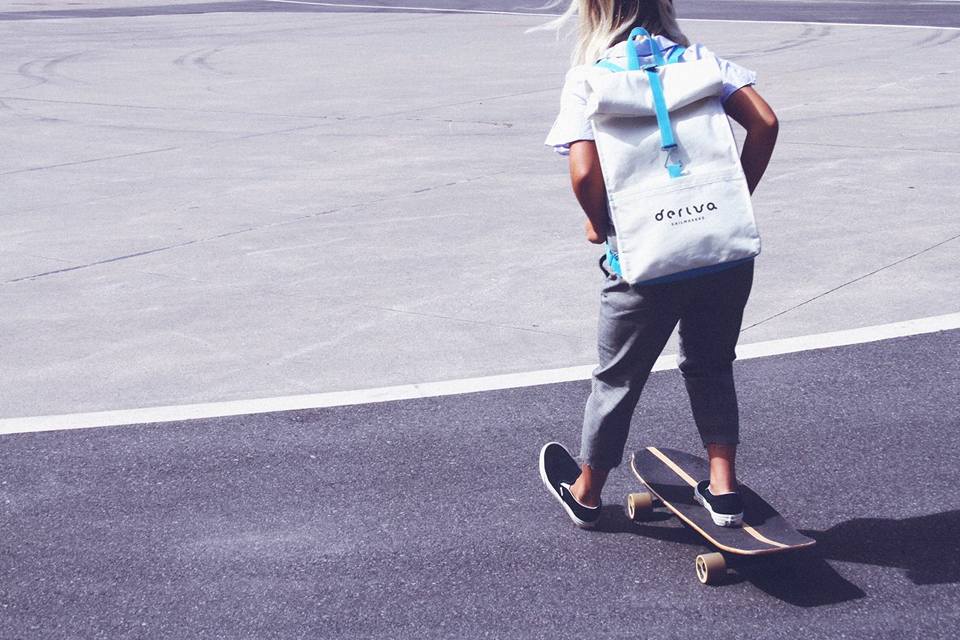 Deriva Sailmakers backpack recycled sail