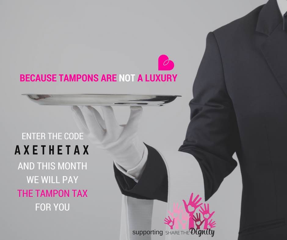 tax tampons Bleed for you Australia
