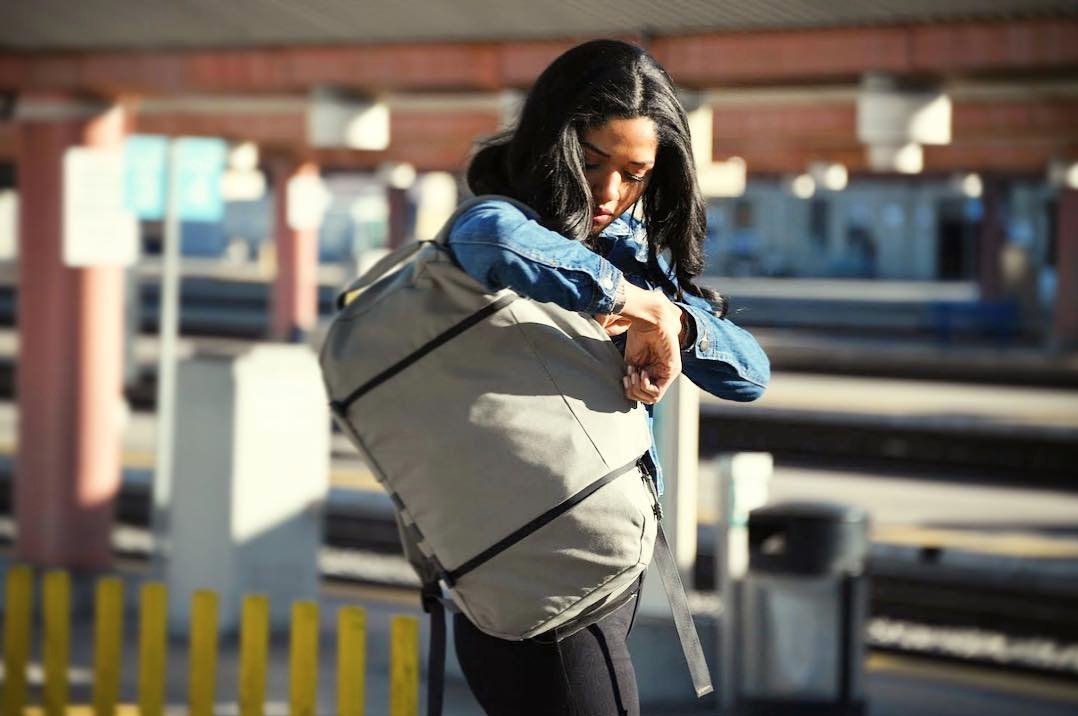 8 hz plastic recycled backpack reversible
