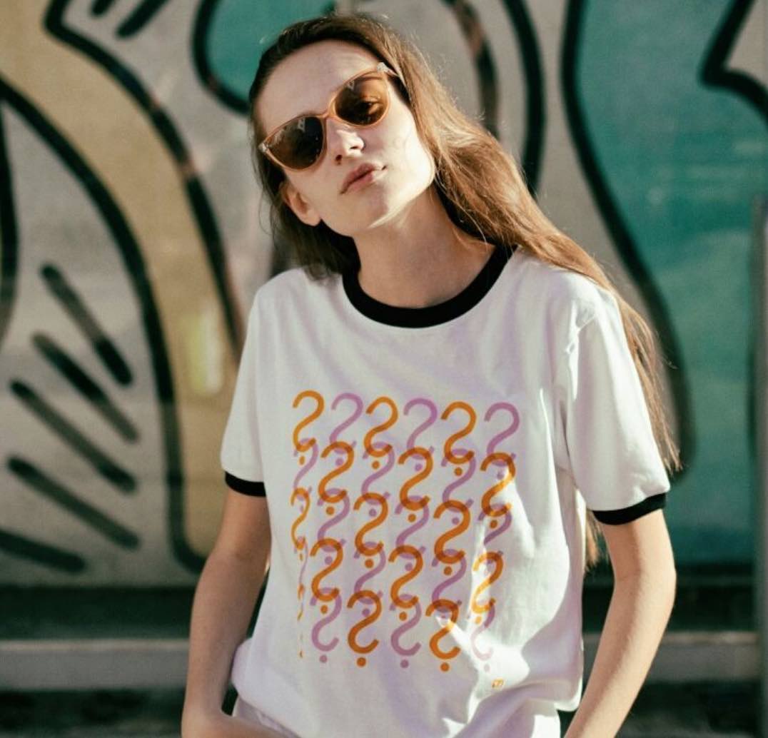 hand-printed sustainable clothing lost shapes t-shirt inspiration