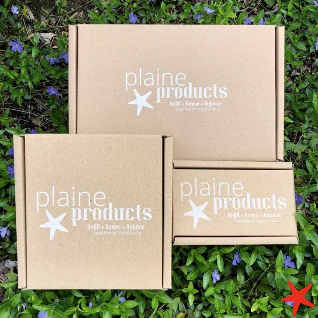 zero waste bathroom Plaine Products vegan toxin free aloe vera shampoo conditioner face wash