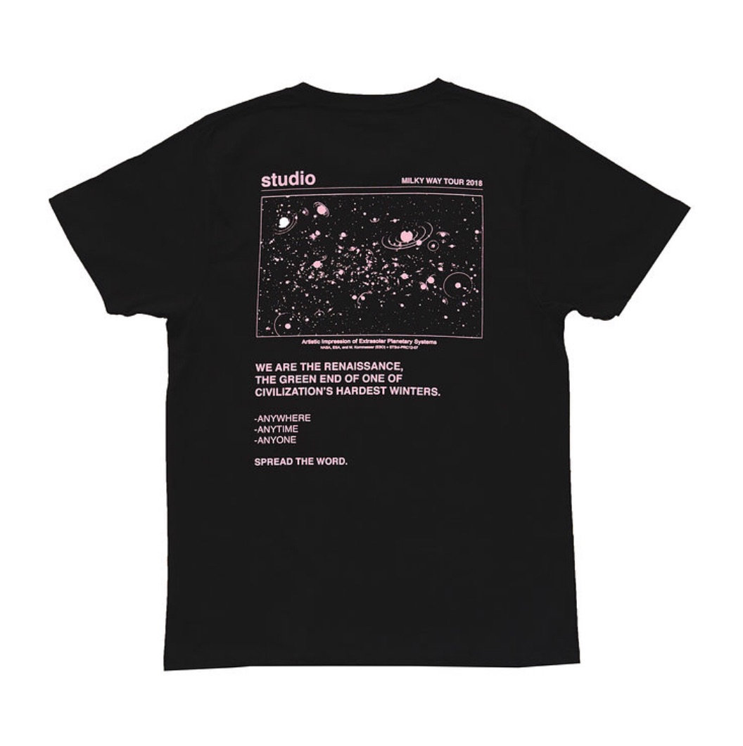 organic cotton T-shirt fashion revolution we are studio cosmic kids