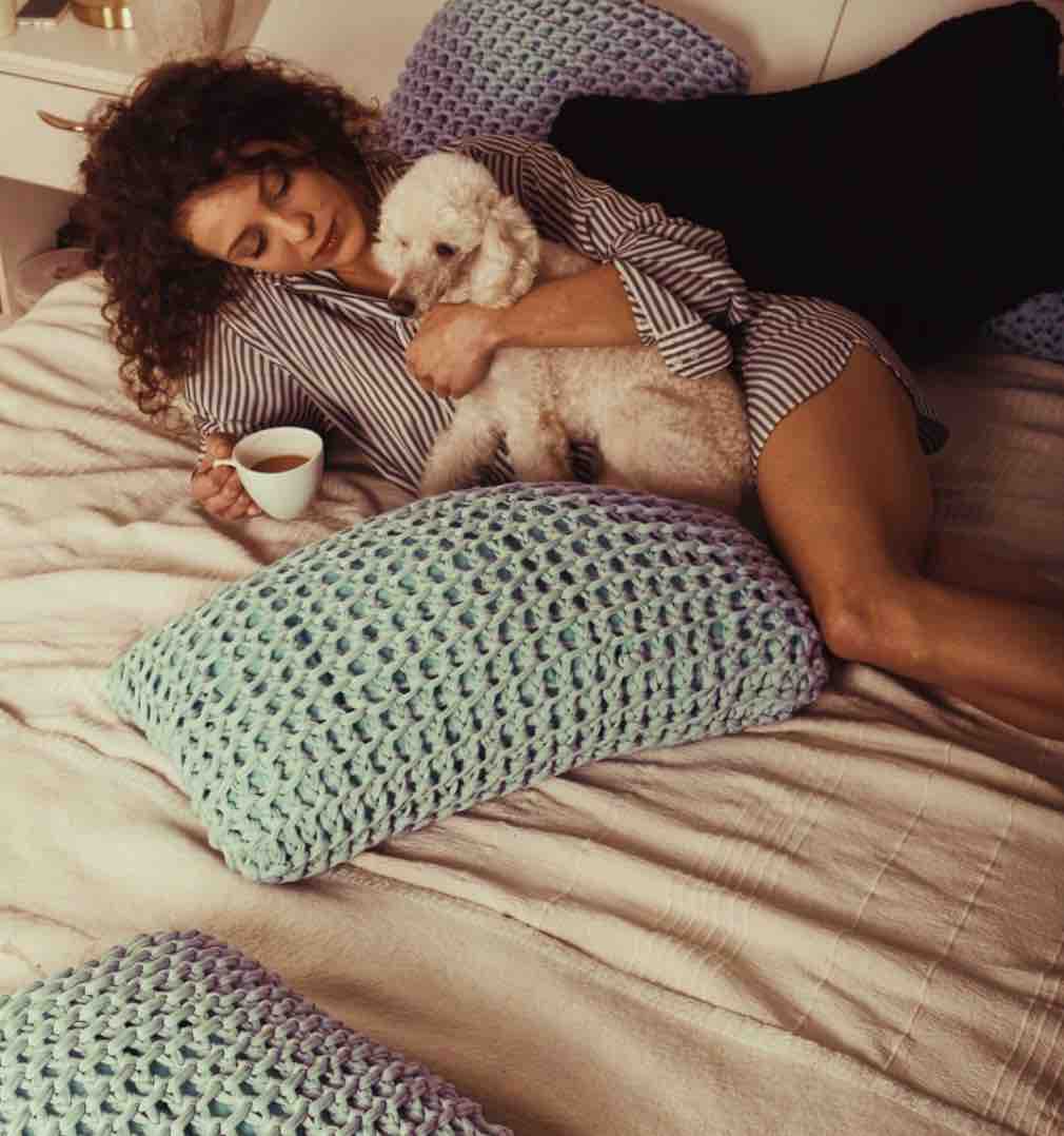 pletivo by plezir ecological ecofriedly trendy knitted cushions decoration pillow cases