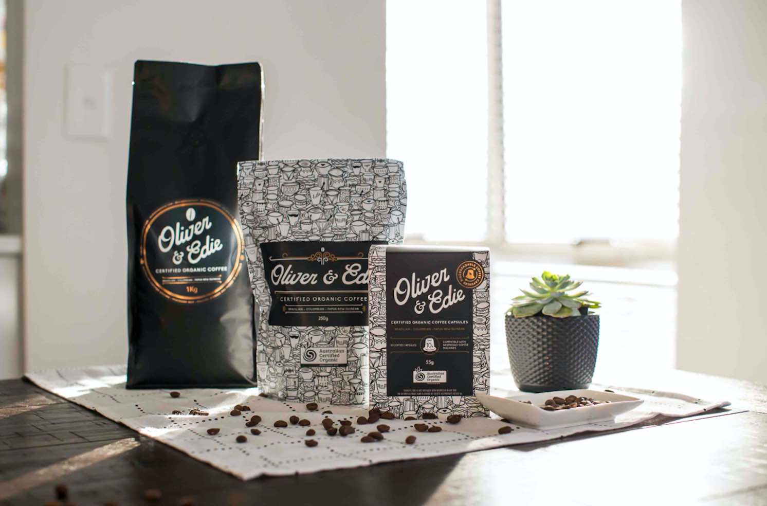 biodegradable coffee pods oliver and edie organic coffee certified
