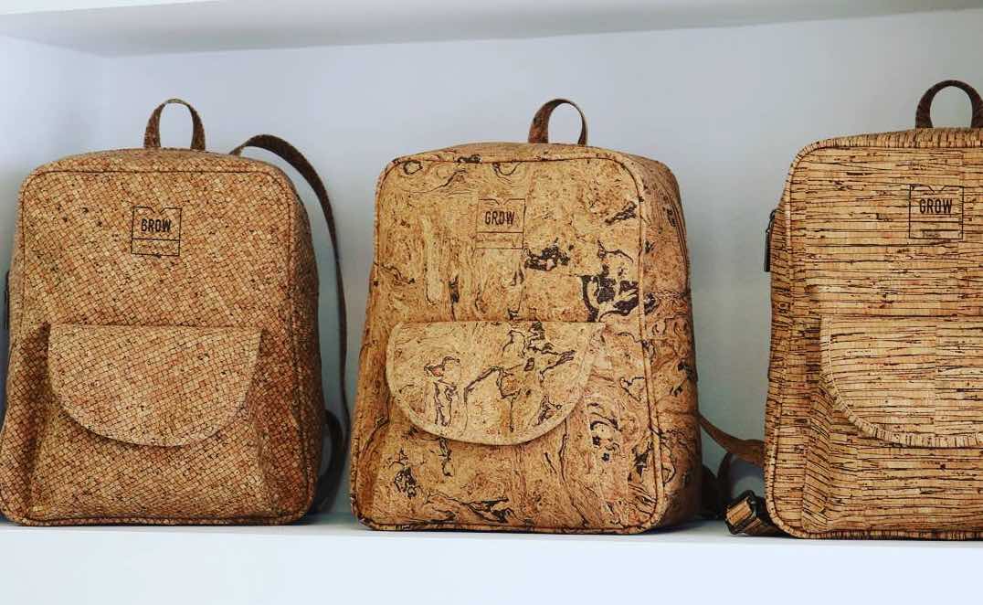 cork fashion accessories online business model rucksack handbag