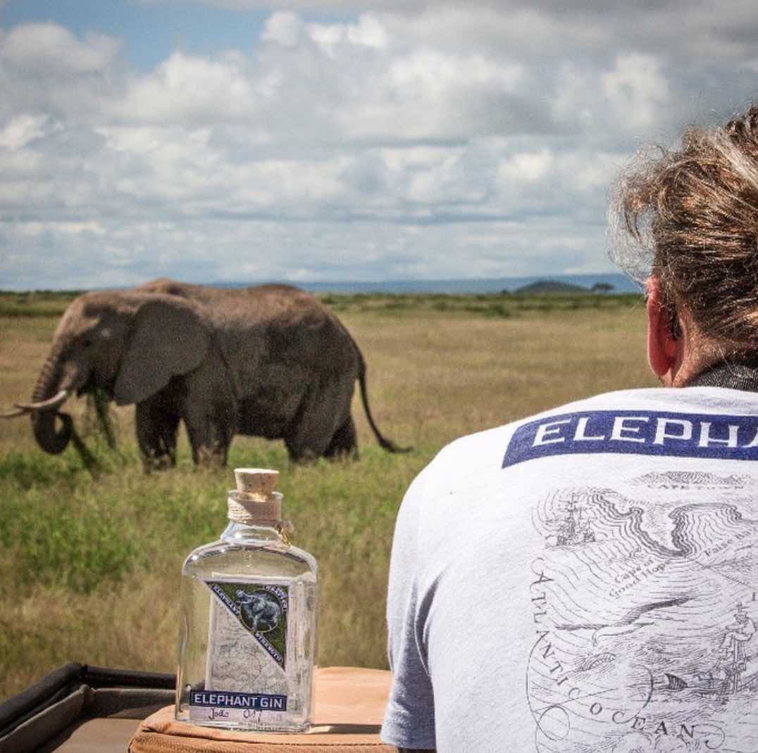 Elephant Gin handcrafted Dry Gin positive luxury Africa foundations