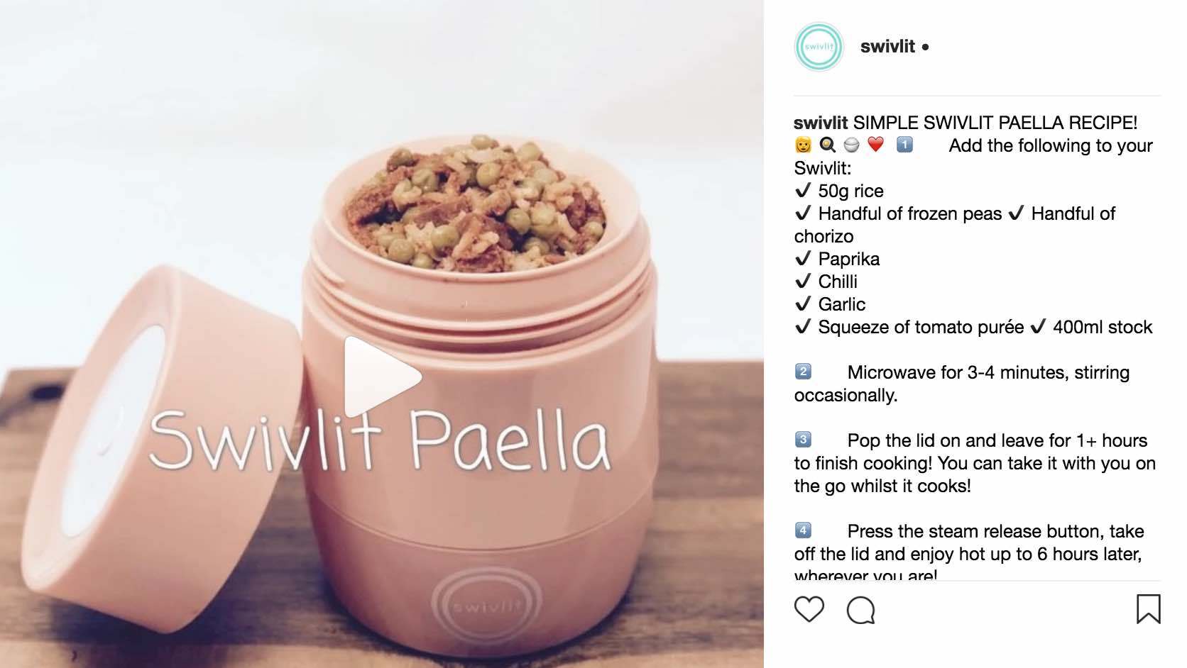 most convenient lunch box swivlit versatile multifunctional cook heat video recipe paella