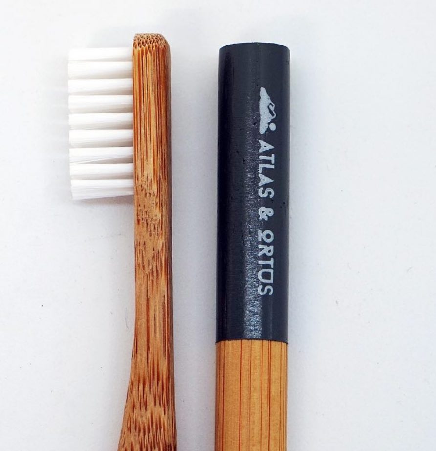 atlas & ortus bamboo toothbrush sustainable travel gear