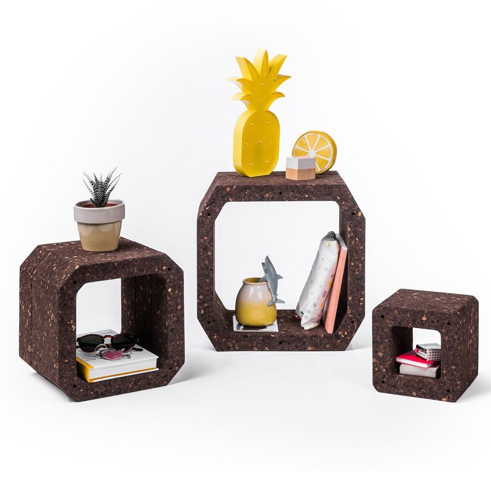 ekohunters eco designed products sustainable furniture decoration Corkmodular