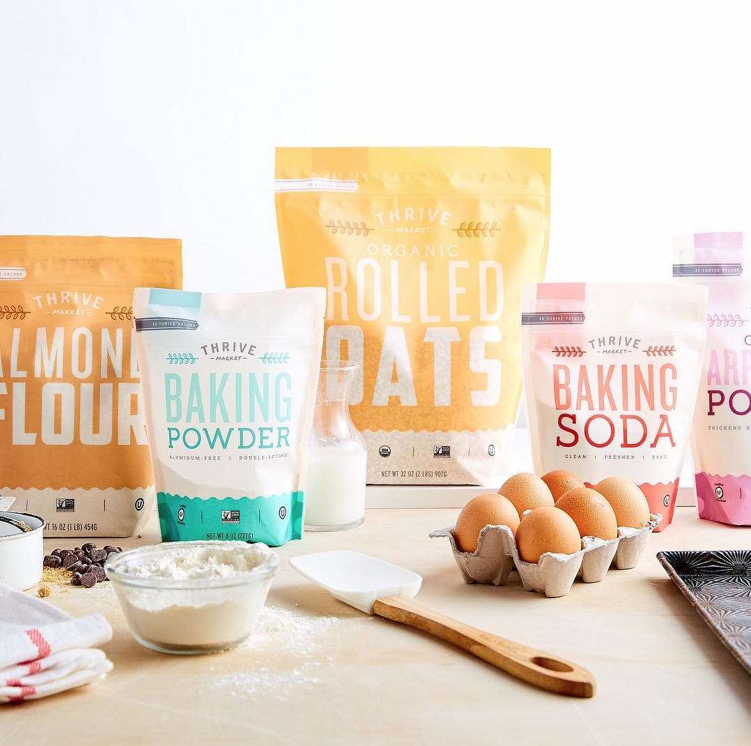 organic online food market the thrive market baking products