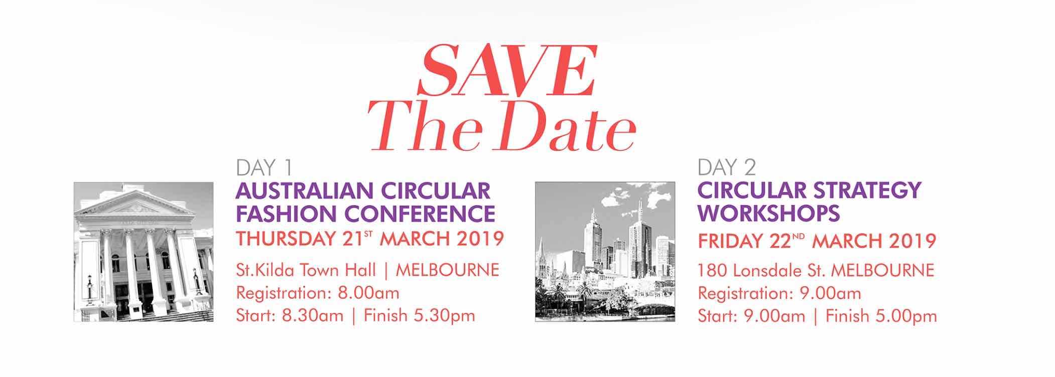 Australia Circular fashion conference ACFC 2019 event details