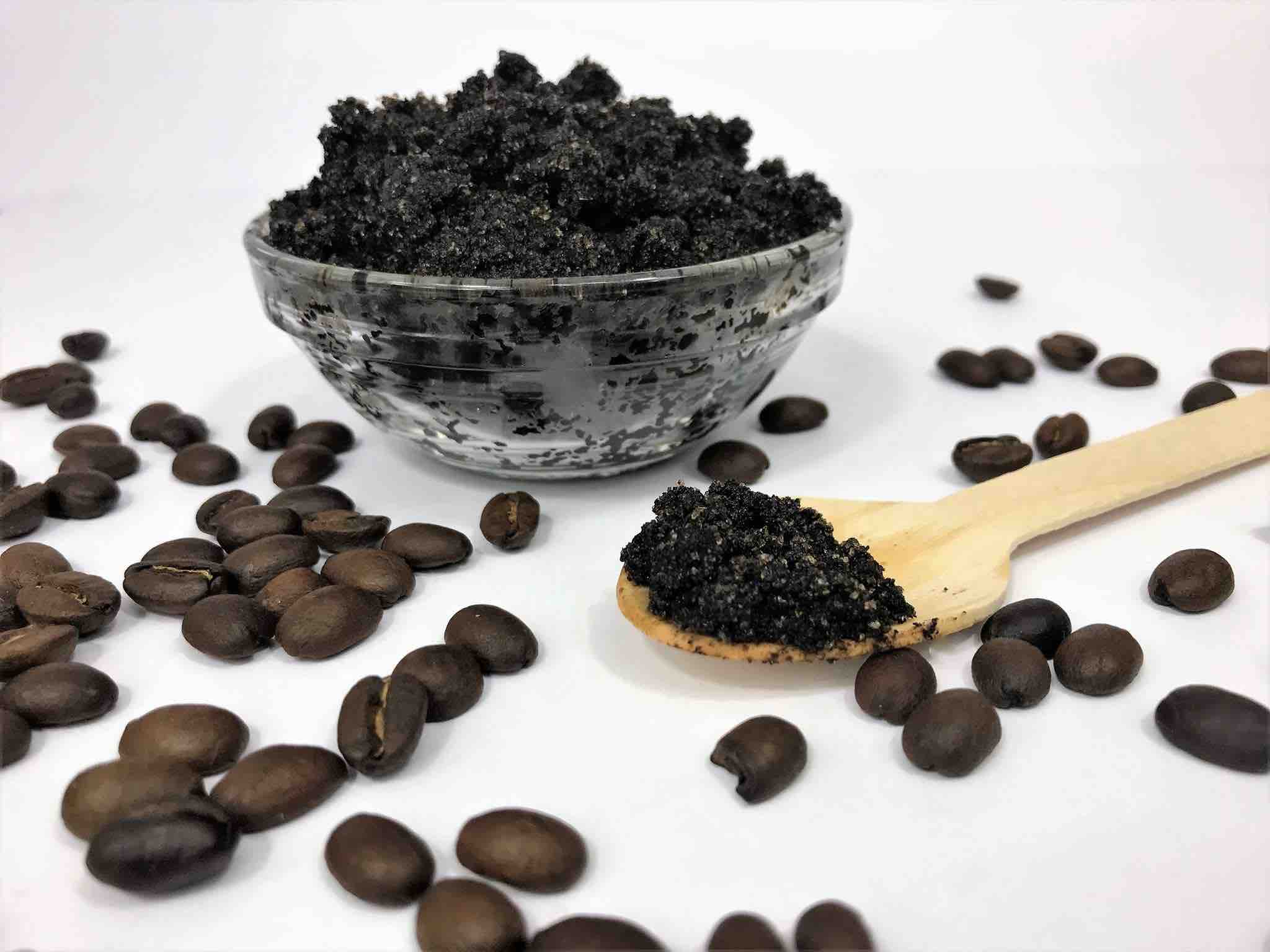 porze recycled coffee body scrubs soap
