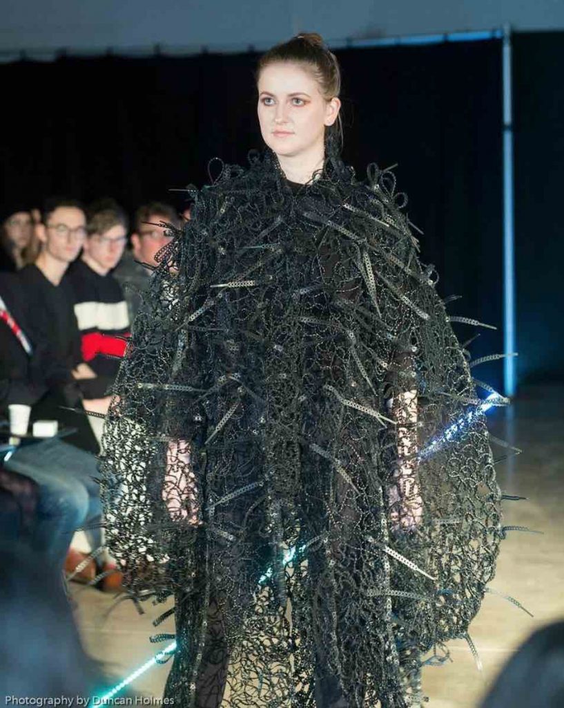 R sustainable fashion show edinburg reinvent upcycled designer @aureliefontan.design