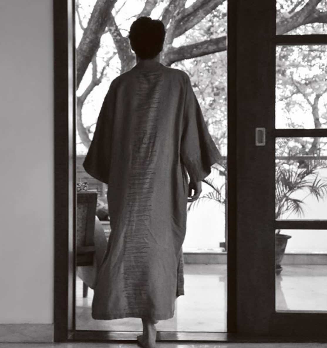 common texture handcraft eco-materials accessories Linen Bamboo Robe