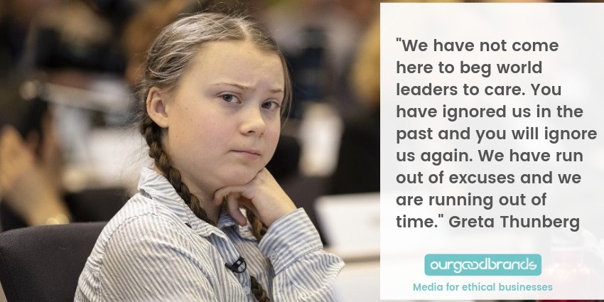 greta thunberg best quotes school strike news nobel prize