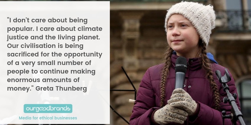 Greta Thunberg best quotes school strike news nobel prize