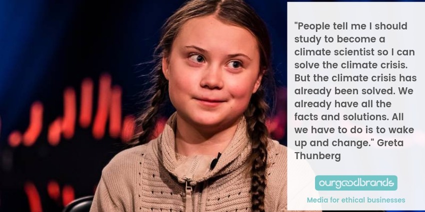 Greta Thunberg best quotes school strike news nobel prize