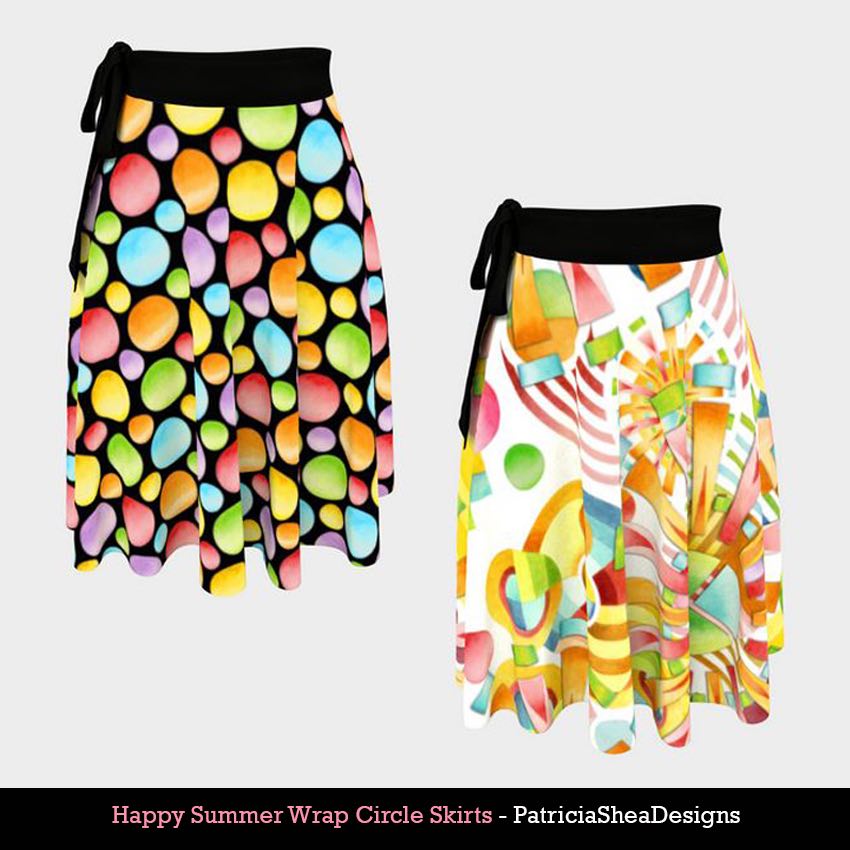 patricia shea designs circle wrap skirts sustainable digital printing