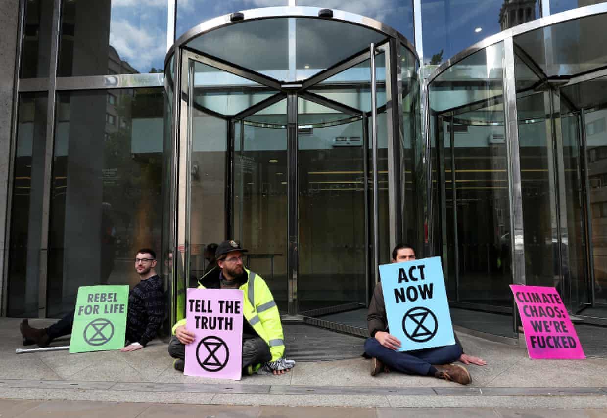 extinction rebellion london financial hub tell the truth climate activism