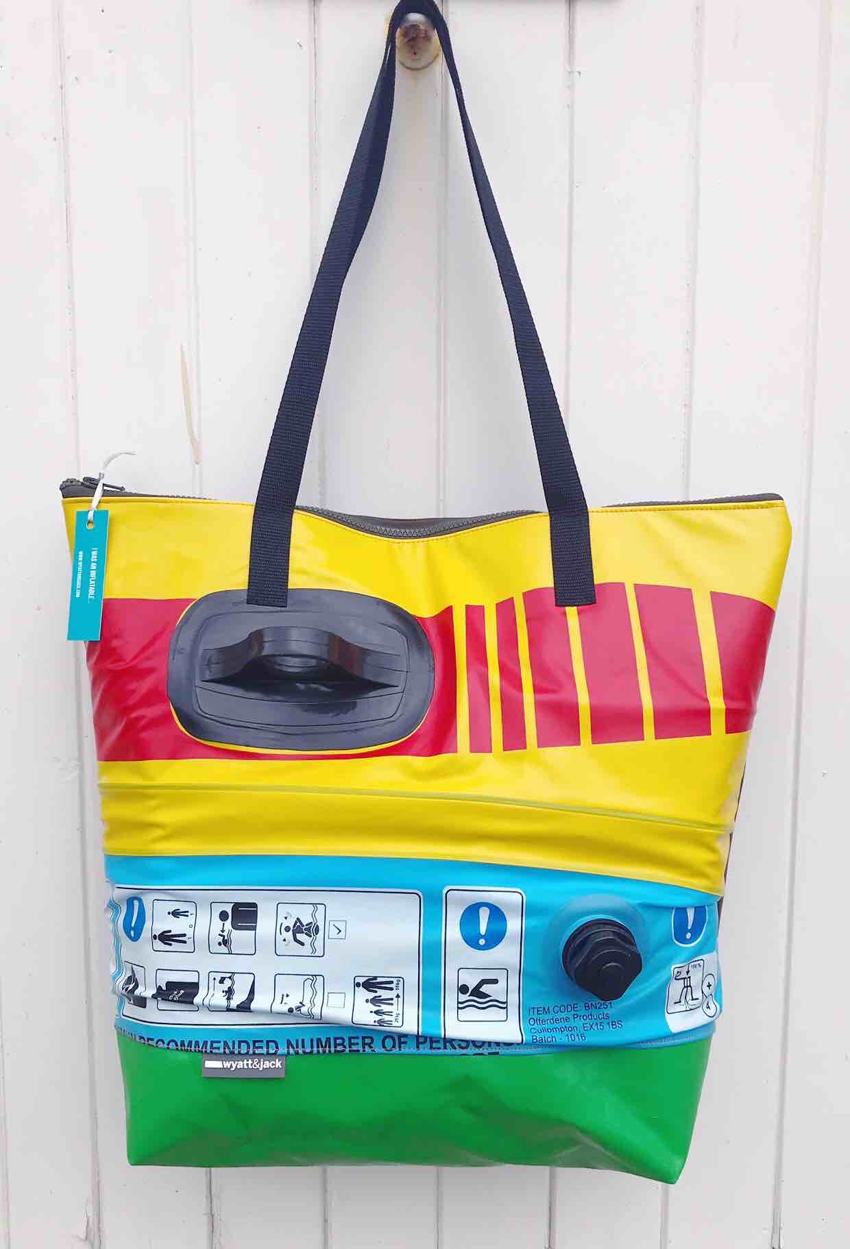wyatt jack bouncy castles upcycled waterproof bags