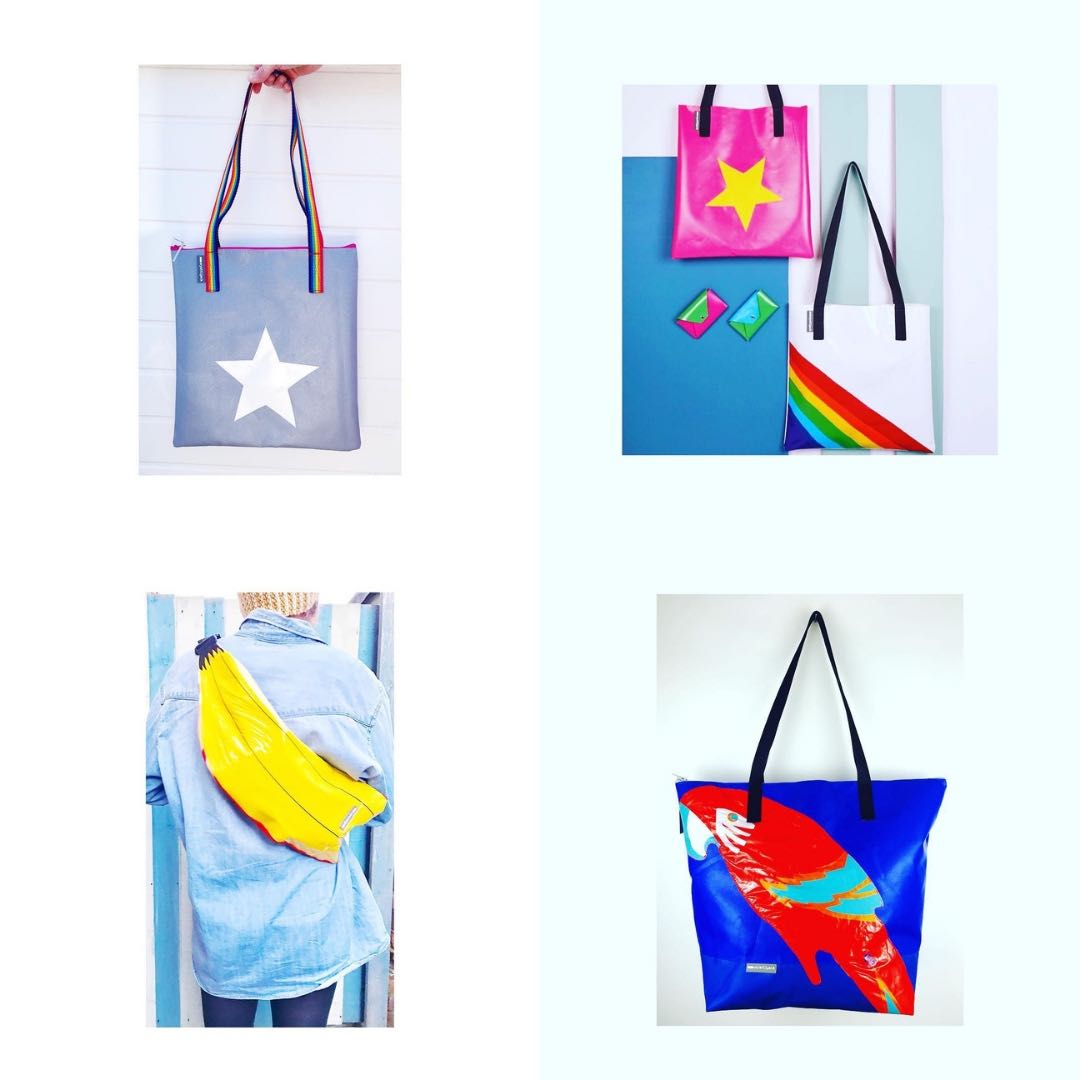 wyatt jack bouncy castles upcycled waterproof bags