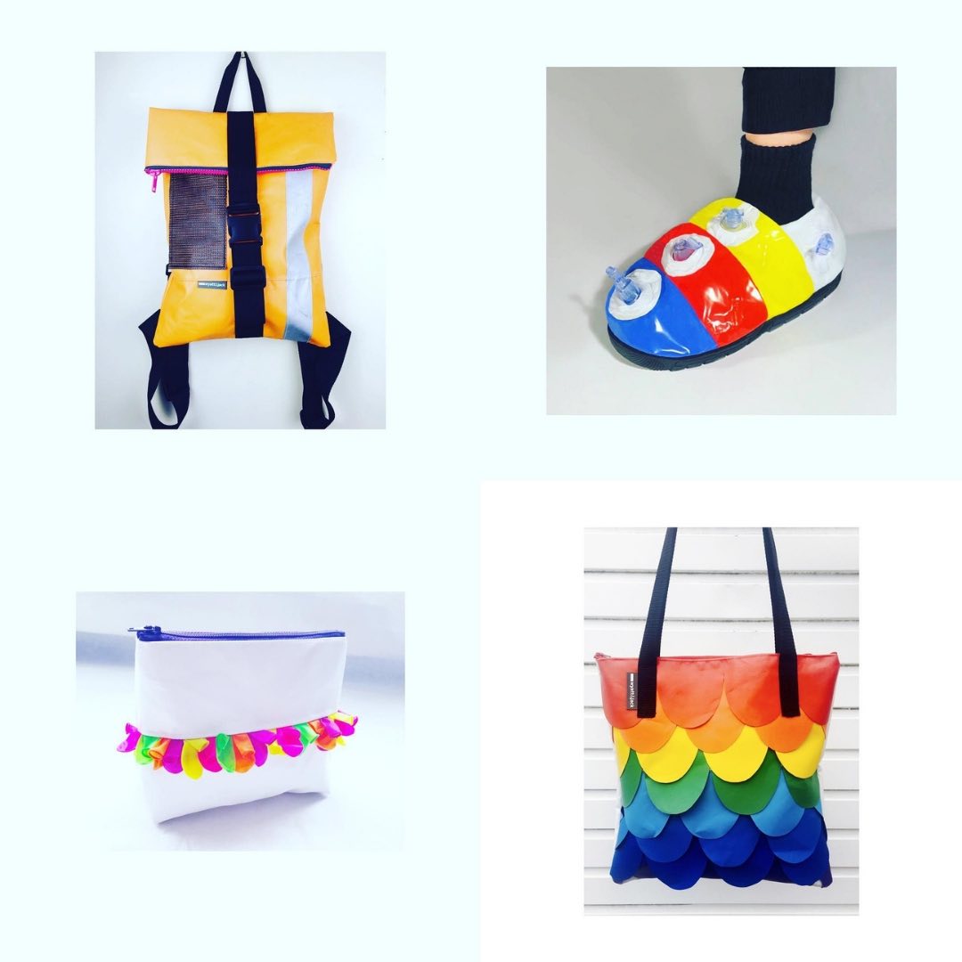 wyatt jack bouncy castles upcycled waterproof bags