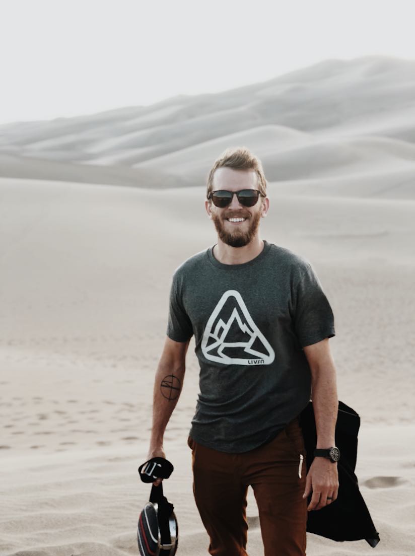 LIVSN designs sustainable outdoors clothing andrew founder