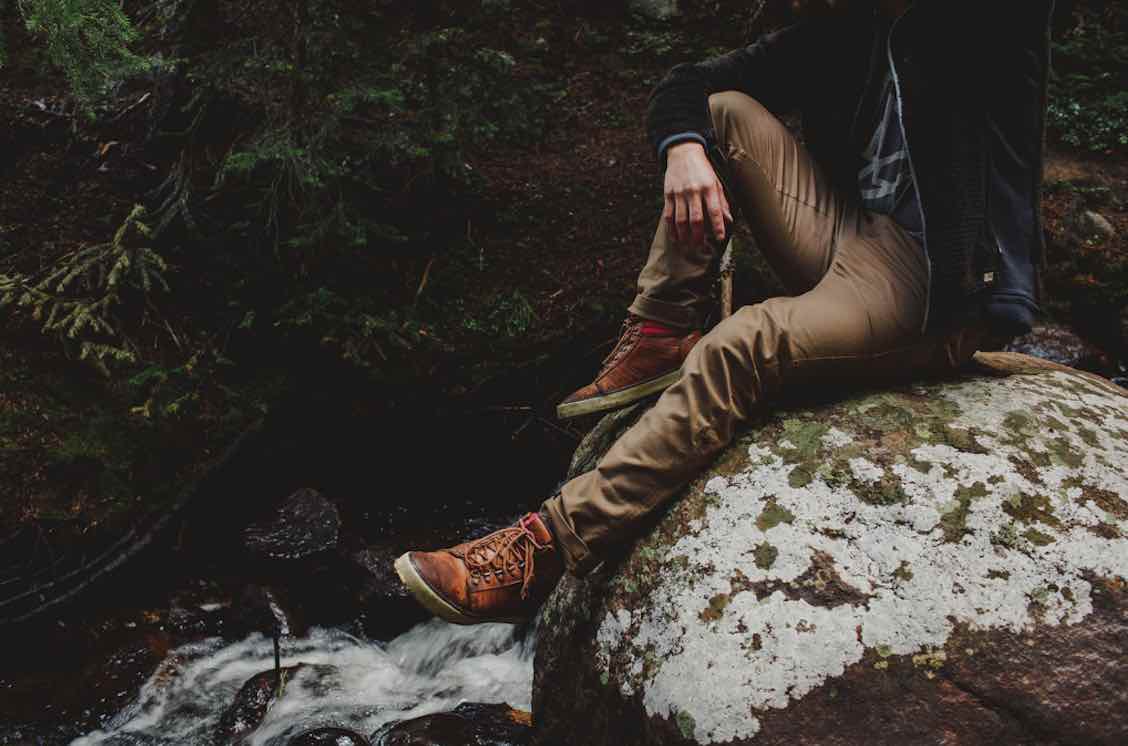 LIVSN designs sustainable outdoors clothing comfort function durability pants