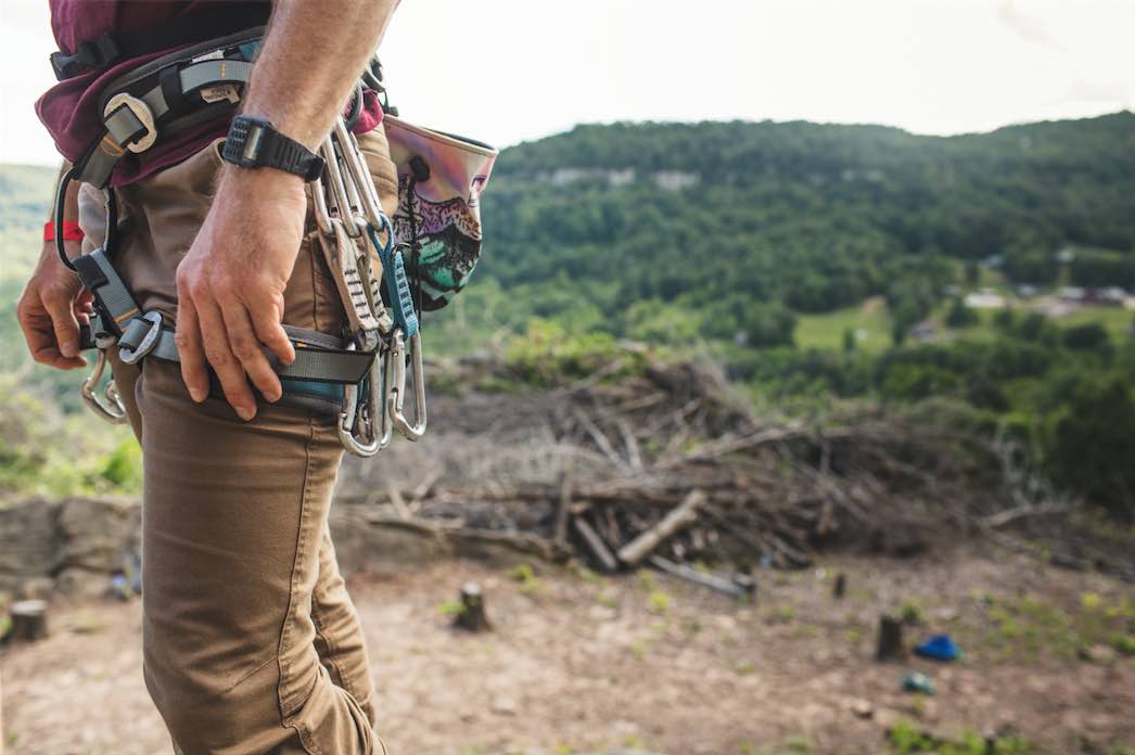 LIVSN designs sustainable outdoors clothing comfort function durability high quality pants climbing