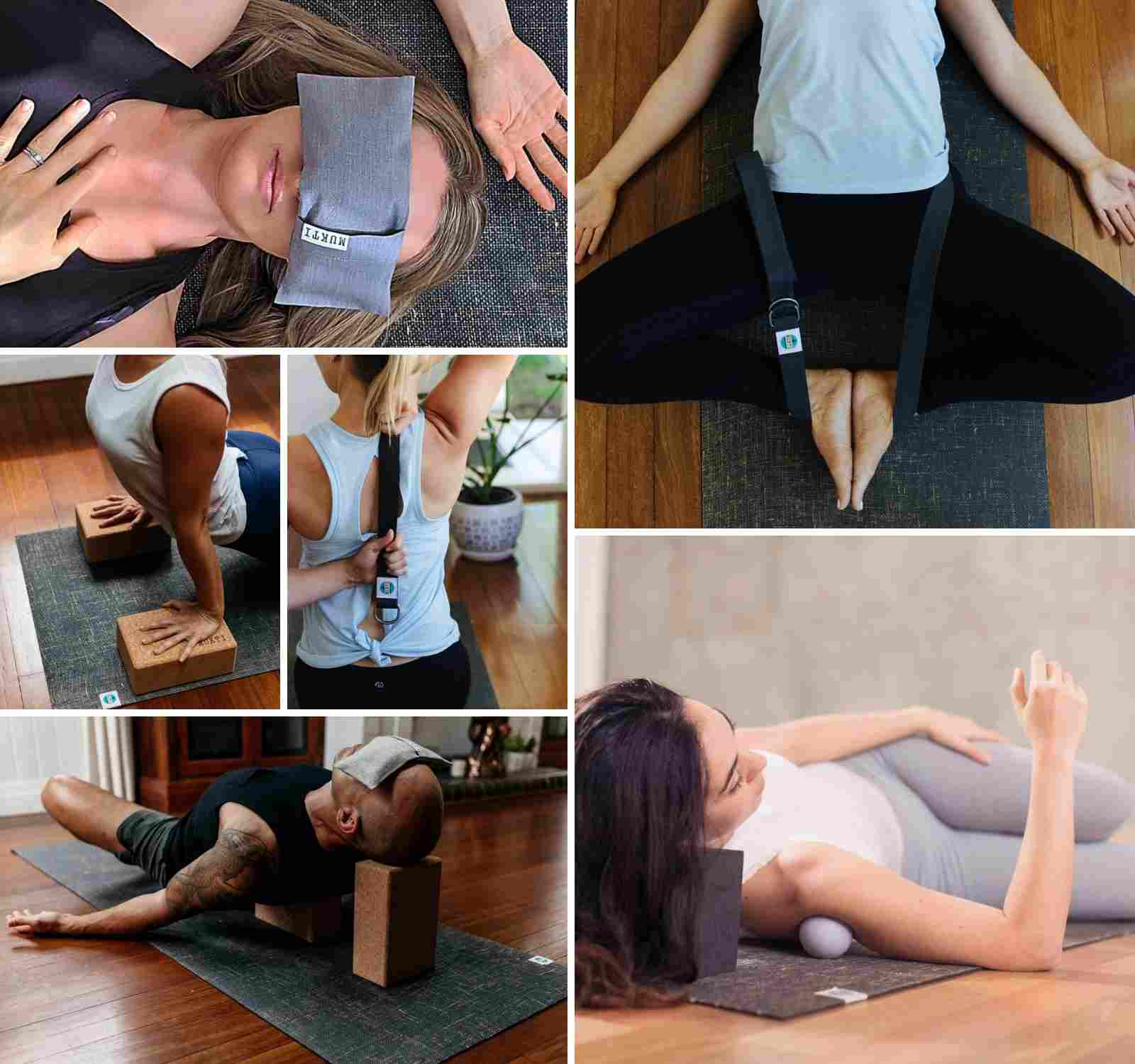 ethical and eco-friendly yoga accessories, gear and props muktimats create flow