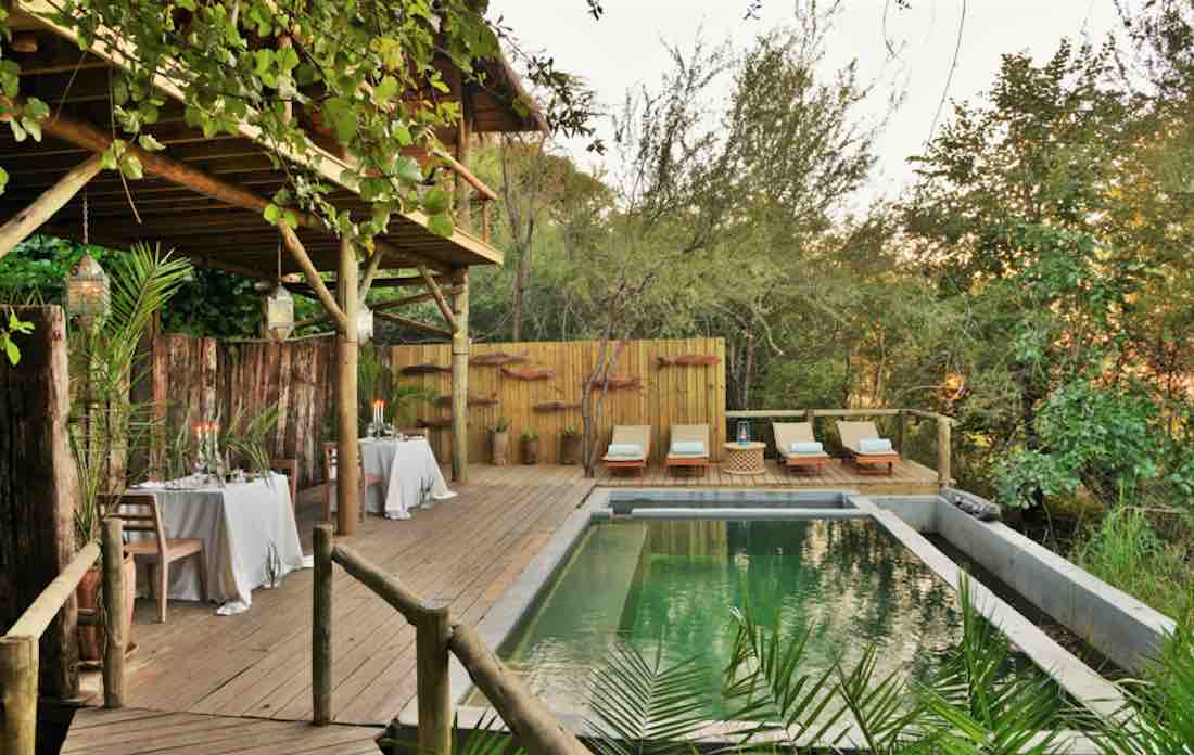 best eco-lodge africa safari Chobe Bakwena Lodge Botswana