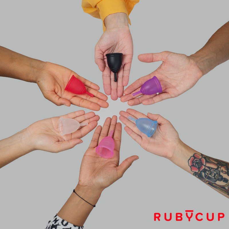 Ruby Cup menstrual cup period dignity give back education