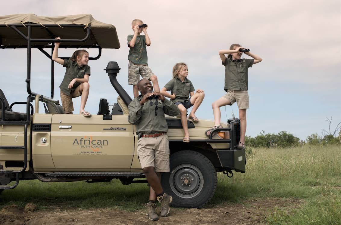 Children family safari africa jumbari wildlife guided tour learn