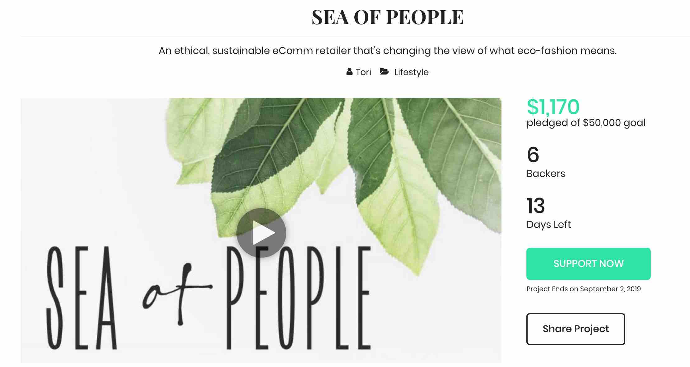 curated ethical fashion sea of people ifundwomen crowdfunding