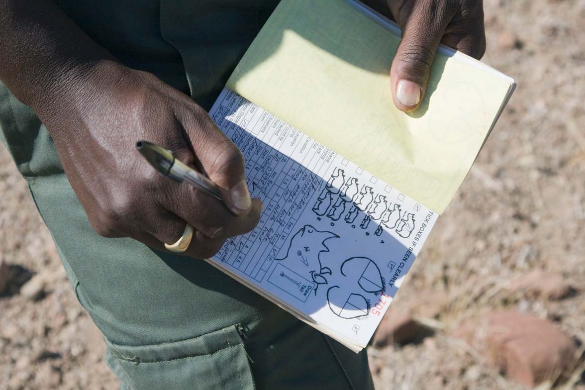 Rhino tracking at Desert Rhino Camp
