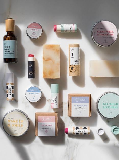 How to create the perfect natural and organic beauty gift sets Lip balms Lipstick Coconut Matter
