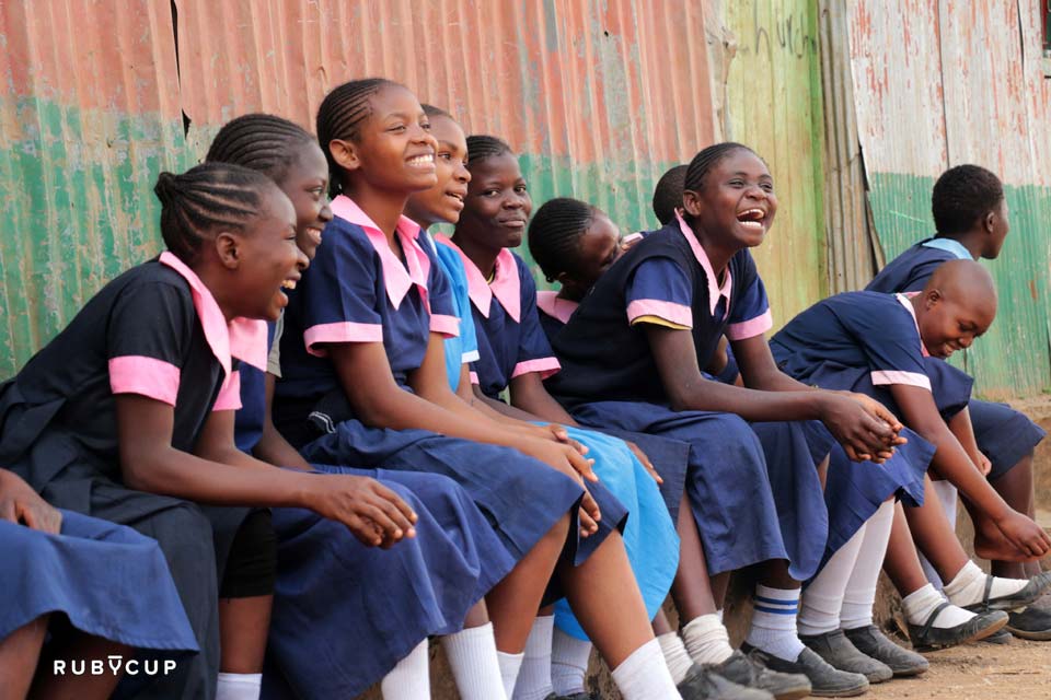 Ruby Cup menstrual cup period dignity give back education