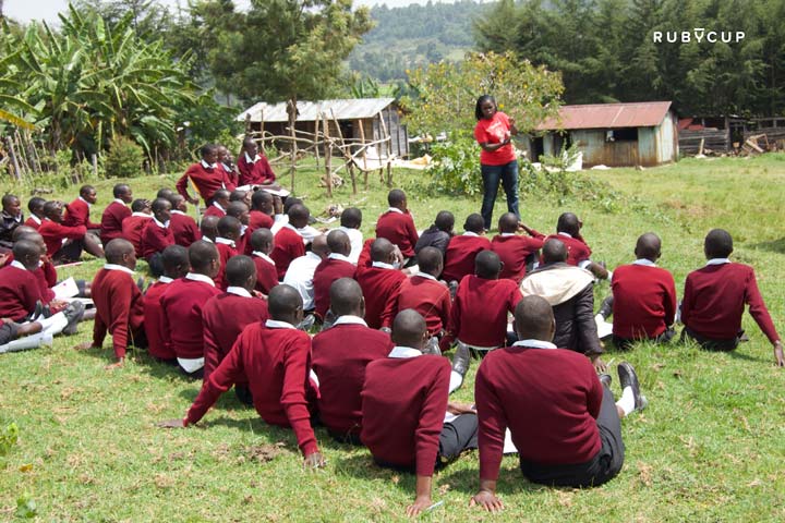 Ruby Cup menstrual cup period dignity give back education