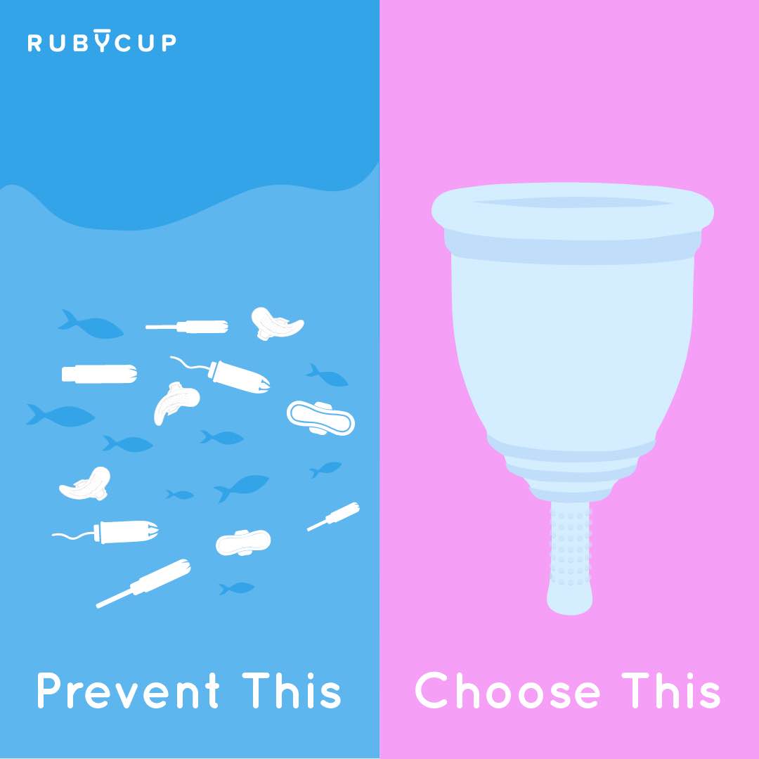 Ruby Cup menstrual cup period dignity give back education