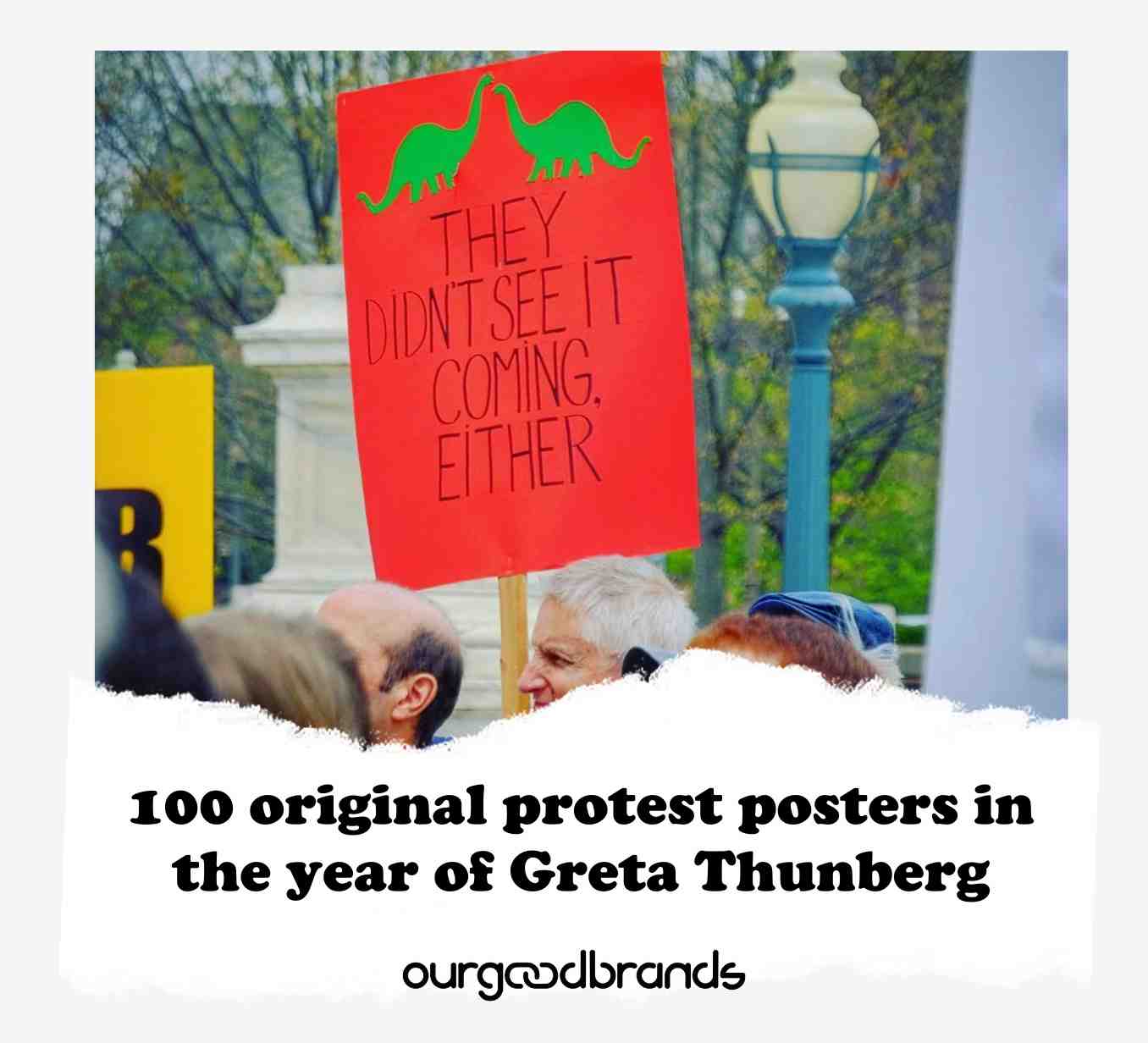 100 original protest posters in the year of Greta Thunberg