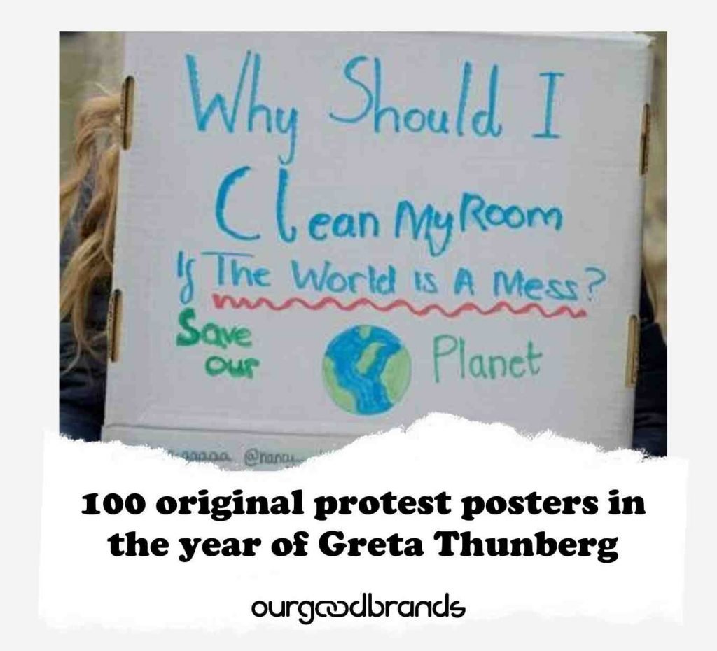 100 original protest posters in the year of Greta Thunberg