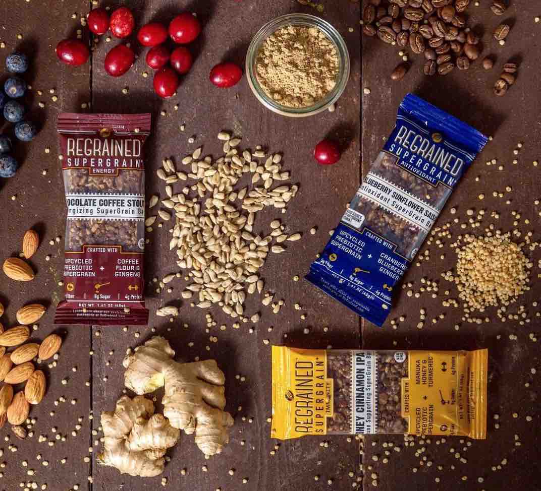 process upcycled food prebiotic supergrain eat beer regrained