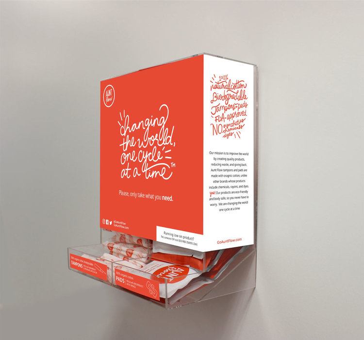 aunt flow social enterprise organic menstrual products