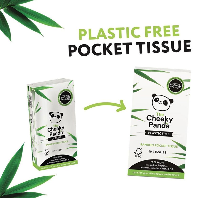 bamboo tissues save trees cheeky panda