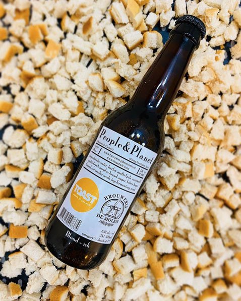 save food waste toast ethical beer