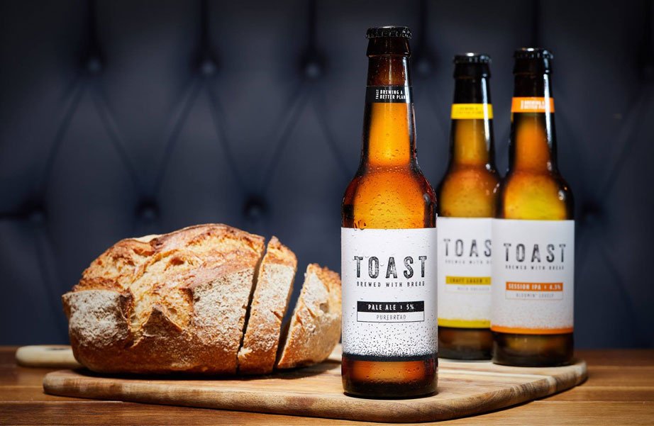 save food waste toast ethical beer