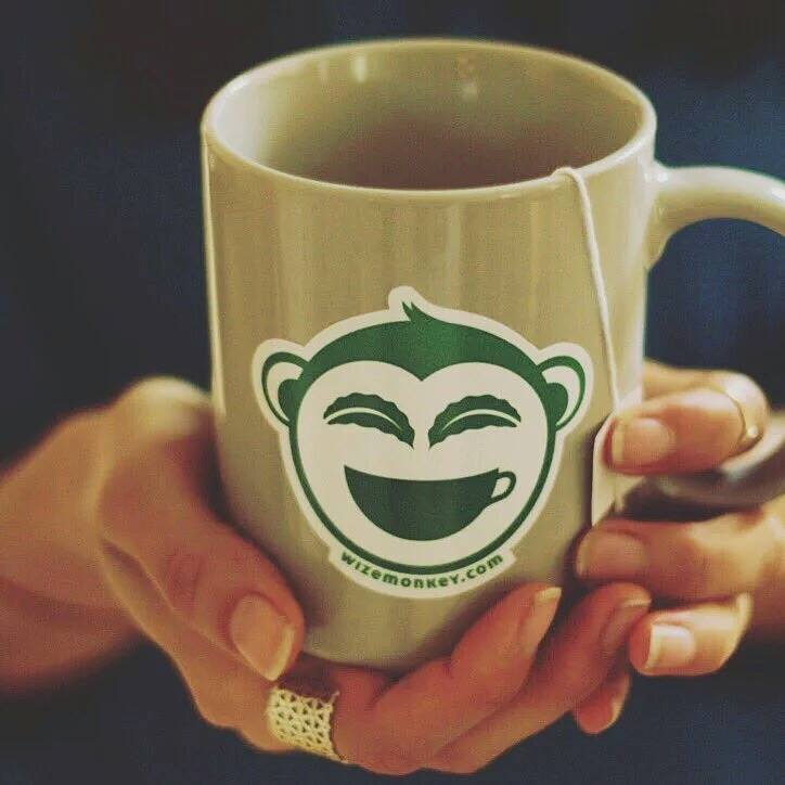 wize monkey upcycling coffee leaves tea